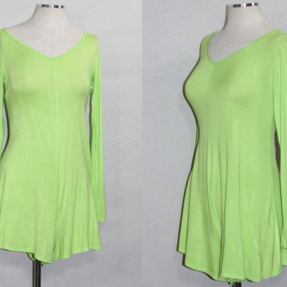 Green Cotton Romper (2) - Picture 9 of 10